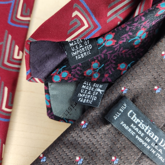 Christian Dior Vintage All Silk Ties Lot‎ of 3 - Picture 3 of 6